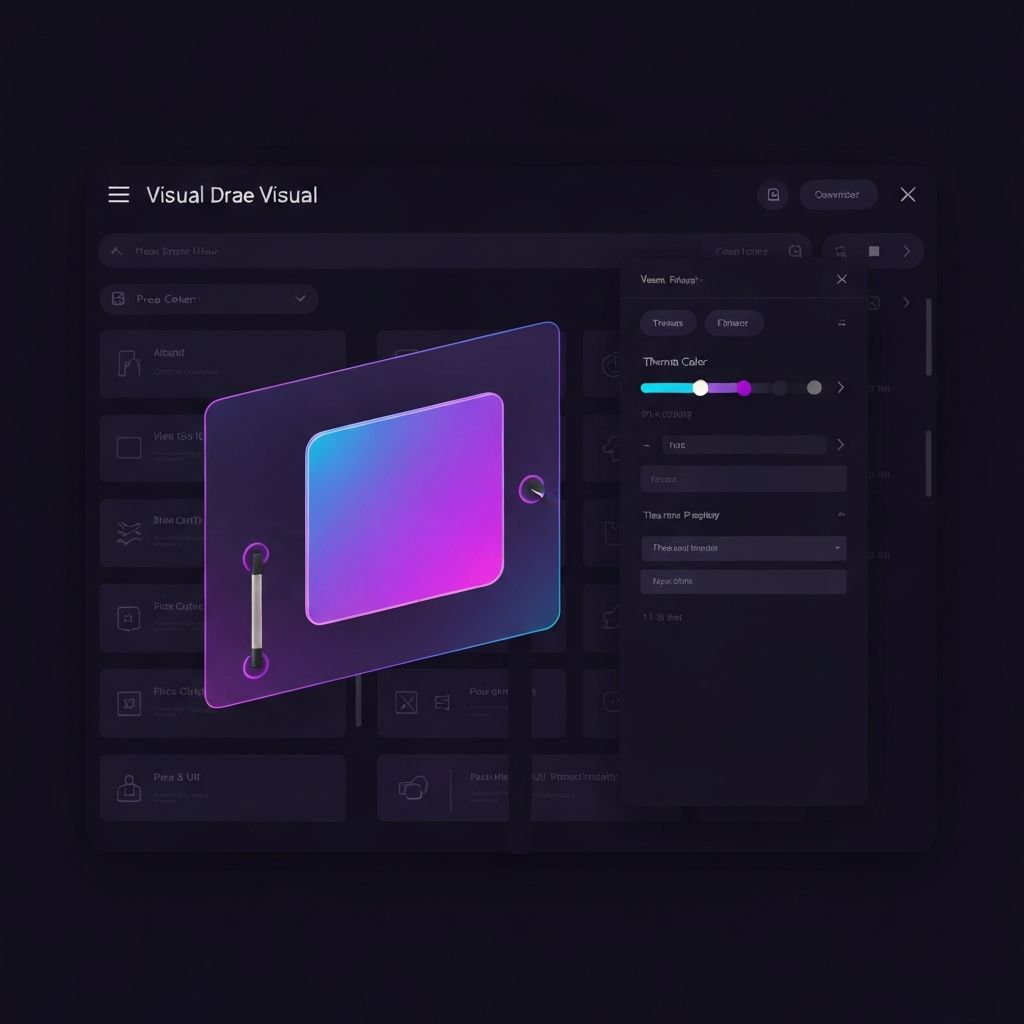 GenieTok Visual Builder - Theme Editor